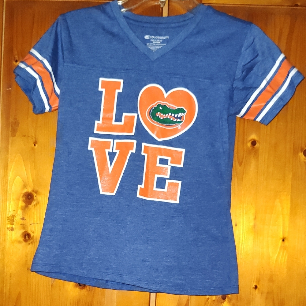 Colosseum Blue and Orange Short Sleeve Tee
